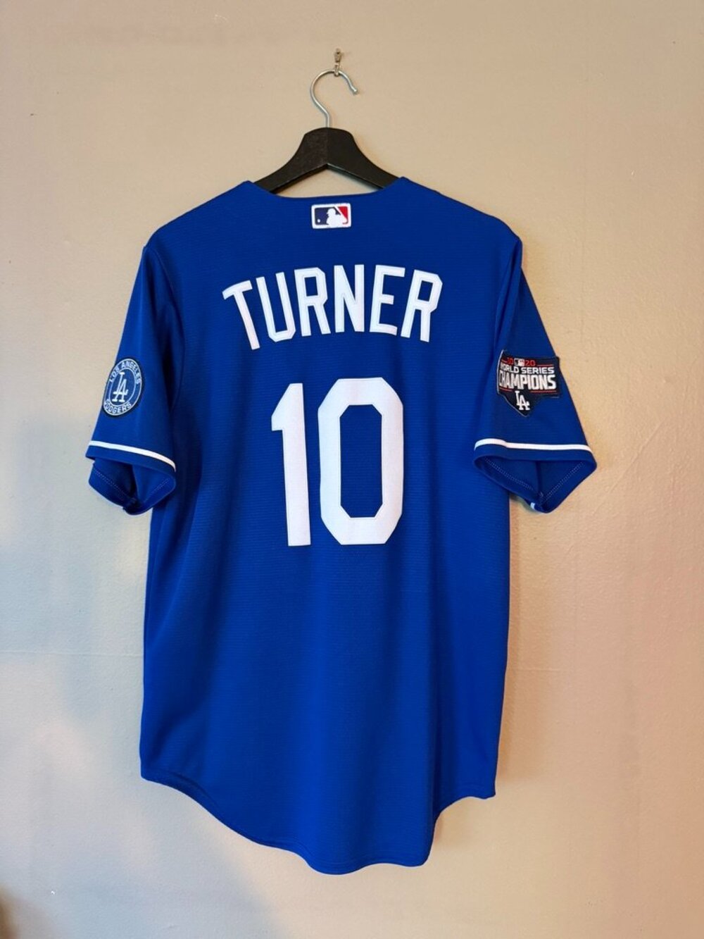 Nike LA Dodgers Justin Turner #10 2020 World Series Champions Jersey S